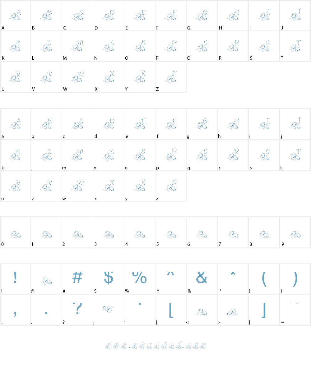 KR I Do! Font Character